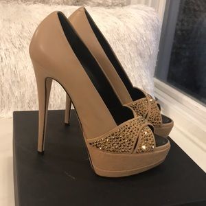 Giuseppe zanotti platform heels with studs on top